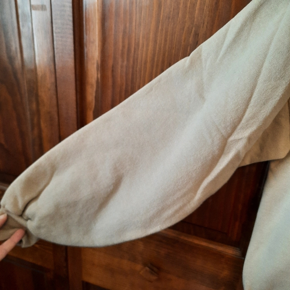 Jerzees Cotton Blend "Apple Butter Gang" Tan Graphic Crewneck Sweatshirt Size L - Picture 6 of 10